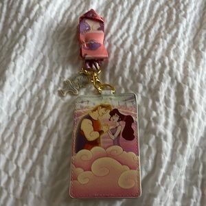 Disney Hercules Herc and Meg Lanyard with Cardholder